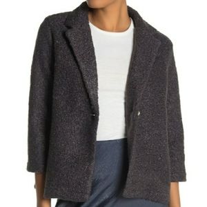 M/L NWT Black Bobeau Boucle Knit Jacket